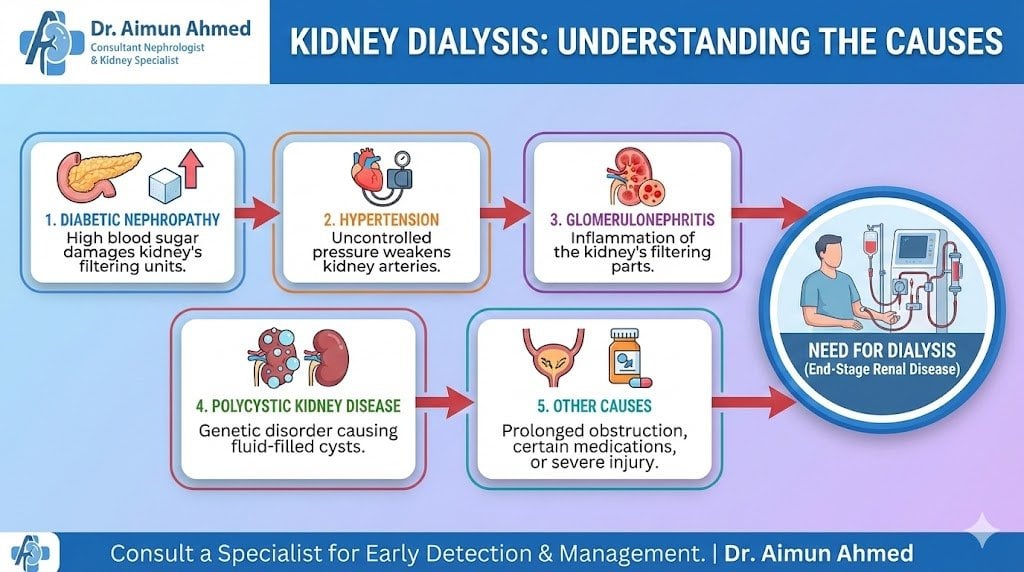 Kidney Dialysis causes